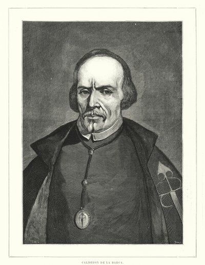 Pedro Calderon de la Barca, Spaanse soldaat, priester en auteur door Spanish School
