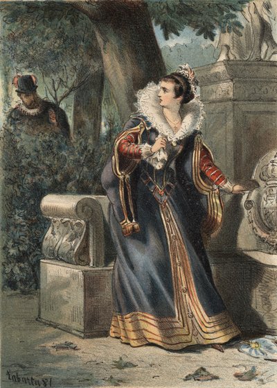 Filips II van Spanje (1527-1598) en prinses D