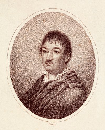 Portret van Leandro Fernandez de Moratin, Spaanse schrijver. door Spanish School