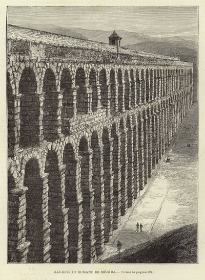 Romeins aquaduct in Merida door Spanish School
