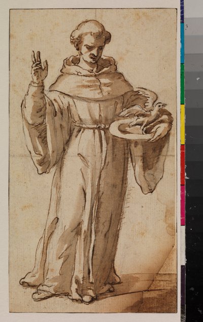 Sint Nicolaas van Tolentino door Spanish School