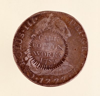 Zilveren munt (8 reales) uit Spanje: regeerperiode van Karel III door Spanish School