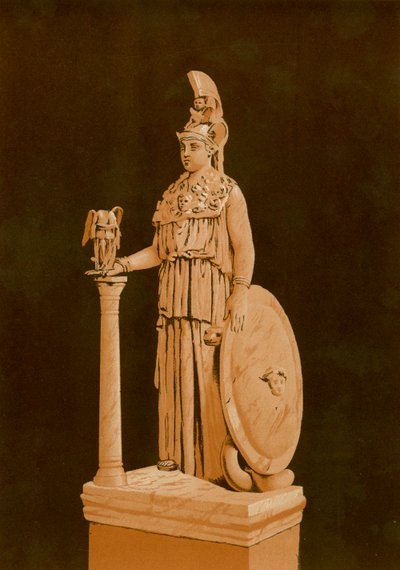 Standbeeld van Minerva gevonden in Athene door Spanish School