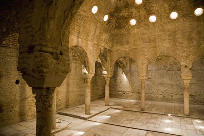 Stoomkamer in de Arabische Baden, Granada door Spanish School