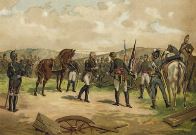 Overgave van generaal Dupont, Slag bij Bailen, Spanje, 1808 door Spanish School