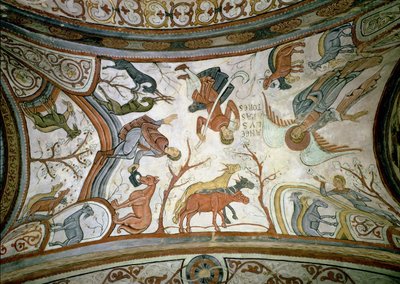 De annunciatie aan de herders (detail) door Spanish School