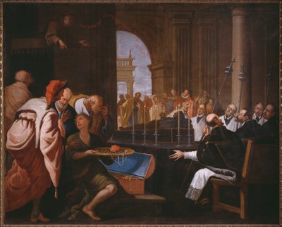 Het Wonder van St. Antonius van Padua door Spanish School