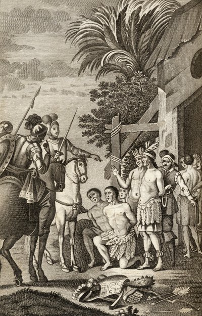 De Spaanse verovering van Chili door Alonso de Ercilla, uit 