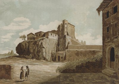 De Tarpeïsche Rots, Rome door Spanish School