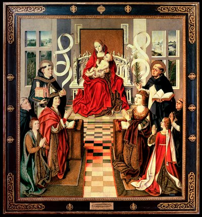 De Maagd van de Katholieke Koningen, c.1490 door Spanish School