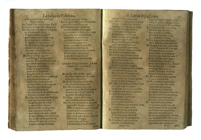 VEGA CARPIO, Felix Lope de (1562-1635). La gallarda toledana, komedie van Lope de Vega opgenomen in de compilatie Parte catorze de las comedias de Lope de Vega, uitgegeven in Madrid door de weduwe van Fernando Correa Montenegro (1621). Fotografie. SPANJE. door Spanish School