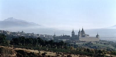 Uitzicht op het Monasterio de San Lorenzo de El Escorial door Spanish School