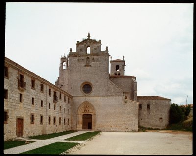 Uitzicht op het klooster van San Pedro de Cardeña waar de overblijfselen van El Cid en Doña Jimena liggen door Spanish School