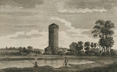 Een Oude Watertoren, in Hampshire, 1786 door Sparrow