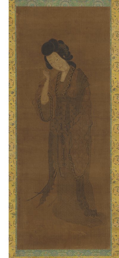 De Staande Figuur van een Vrouw door Spurious signature of Yuan Qian