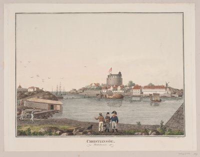 Christiansø. Zuidhaven door Søren L. Lange