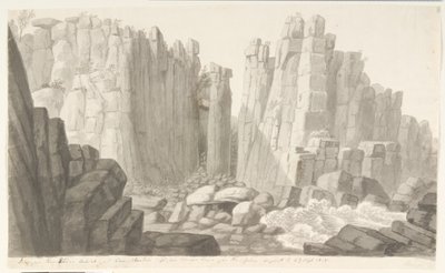 Randkløv. Bornholm door Søren L. Lange