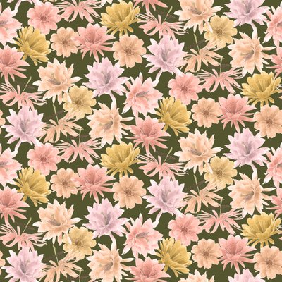 Mojave Woestijn Bloemen patroon door Stacy Hsu