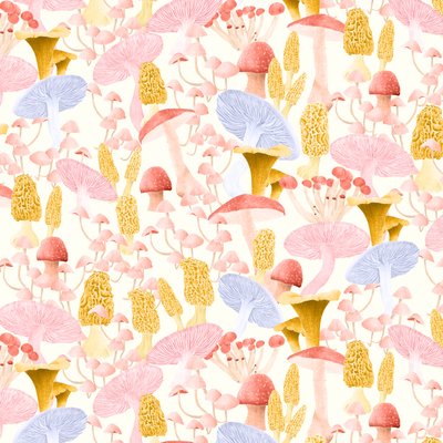 Paddenstoelenmelange patroon licht door Stacy Hsu