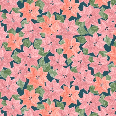 Poinsettia patroon door Stacy Hsu