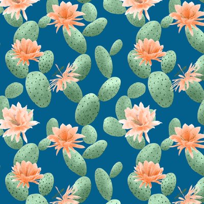 Vijgcactus Patroon door Stacy Hsu
