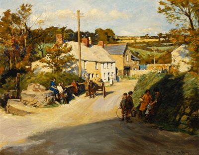 Een Cornish dorp door Stanhope Alexander Forbes