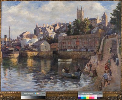 De binnenhaven - Abbey Slip door Stanhope Alexander Forbes