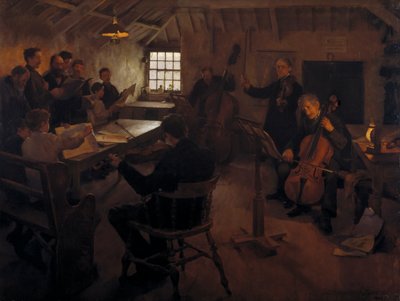 De dorpsharmonie door Stanhope Alexander Forbes
