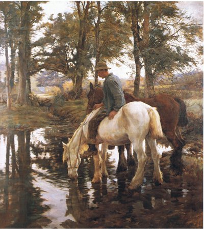 De Drinkplaats door Stanhope Alexander Forbes
