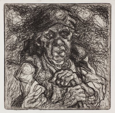 Oude Boerin door Stanisław Osostowicz