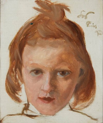 Hoofd van een meisje door Stanisław Wyspiański