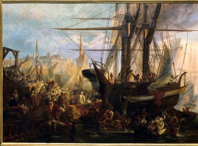 Inscheping van Abd El Kader (Abd El-Kader, Algerijnse politicus en filosoof) door Stanislas Gorin
