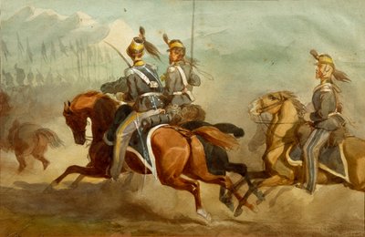 Cavalerie, Illustratie door Stanislao Grimaldi del Poggetto door Stanislas Grimaldi del Poggetto