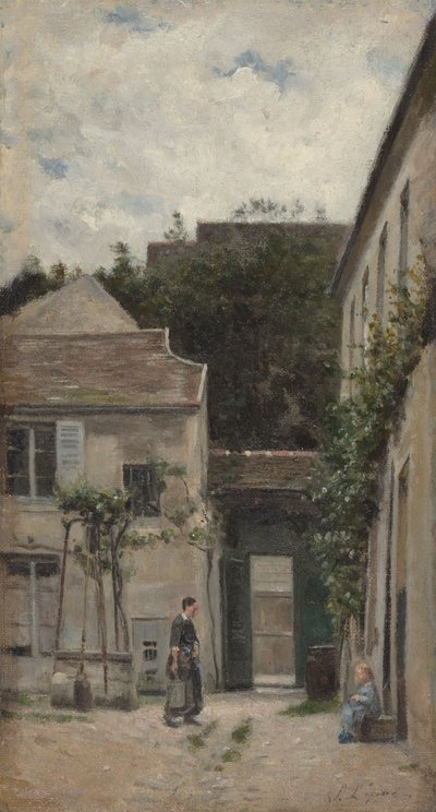 De binnenplaats door Stanislas Lepine