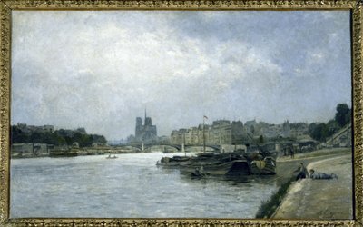 Het Île de la Cité en het Île Saint-Louis, gezien vanaf de Pont d
