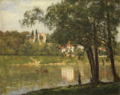 Île de la Grande Jatte, ca. 1877-82 door Stanislas Victor Edouard Lepine
