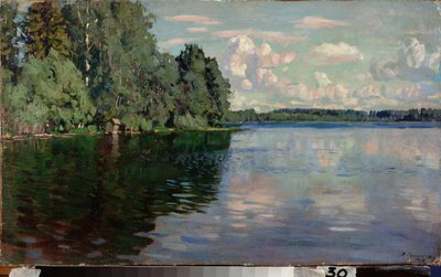 Een meer. door Stanislav Joulianovitch Joukovski