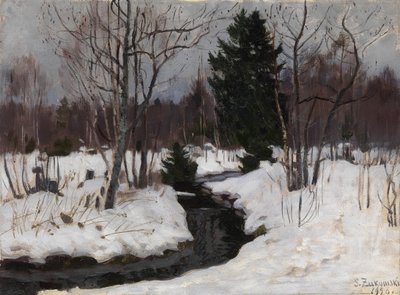 Vroege lente, 1926 door Stanislav Julianovic Zukovskij