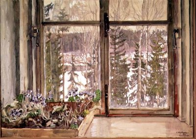 De eerste herauten van de lente door Stanislav Julianovic Zukovskij