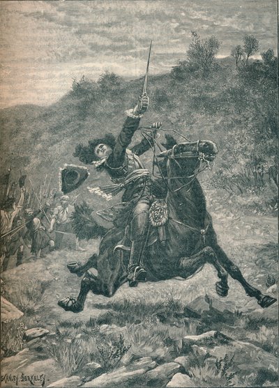 Laatste aanval van Burggraaf Dundee bij de Slag om Killiecrankie, Schotland, 1689 1905 door Stanley Berkeley