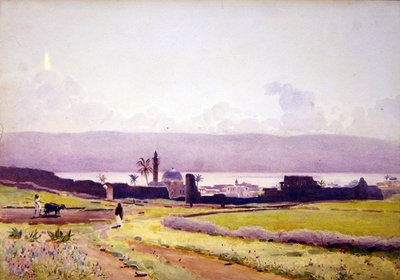 Binnen de muren van Tiberius, c.1905 door Stanley Inchbold