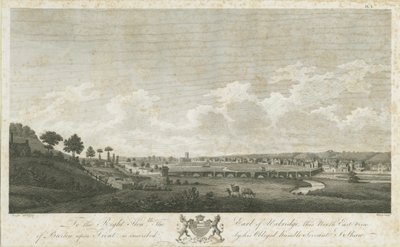Burton-upon-Trent Brug en Stad door Stebbing Shaw