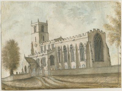 Checkley Kerk door Stebbing Shaw