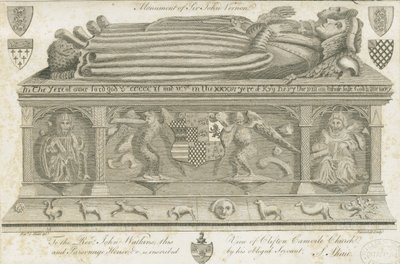 Clifton Campville Kerk - Vernon Monument door Stebbing Shaw