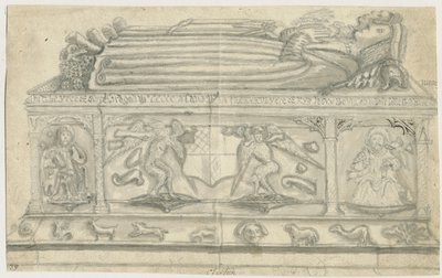 Clifton Campville Kerk - Vernon Monument door Stebbing Shaw