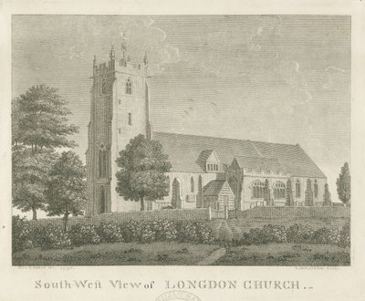 Longdon Kerk door Stebbing Shaw