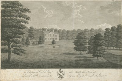 Lysways Hall: gravure, nd [1762-1802] door Stebbing Shaw