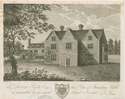 Streethay Hall door Stebbing Shaw