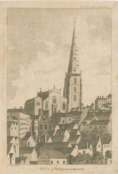 Walsall Kerk door Stebbing Shaw