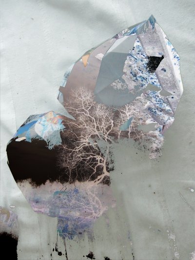 Abstracte winterbomen door Stefan Fransson